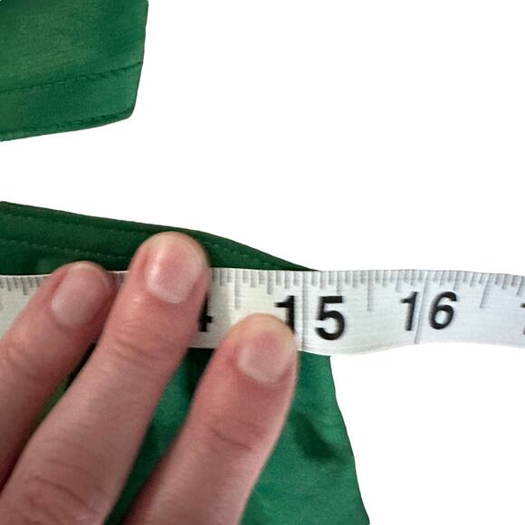 A.L.C. Blakely Cutout Satin Dress Spruce Green - Picture 10 of 11